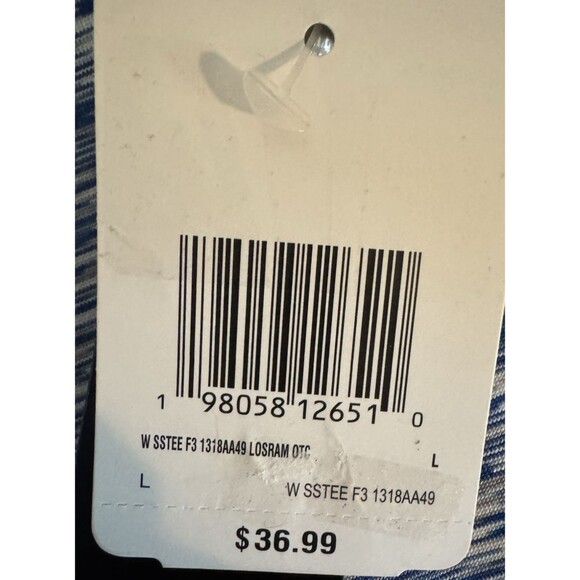 New Era LA Rams Womens Size Large Blue T-Shirt On Field Apparel Los Angeles NFL - Picture 9 of 10